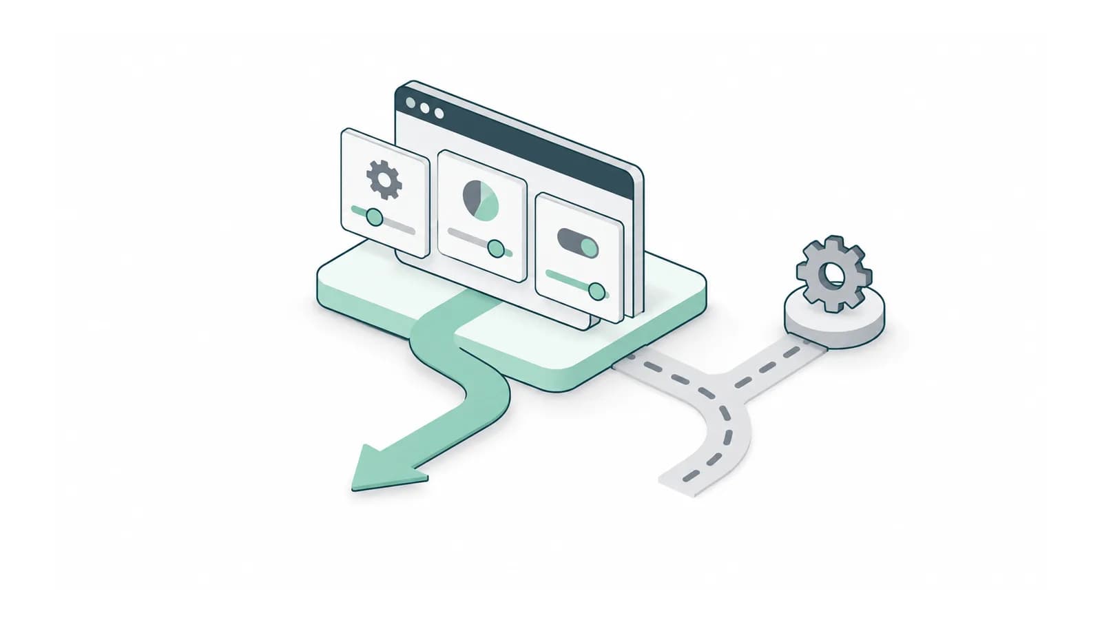 One application with configurable settings and a separate maintenance path.