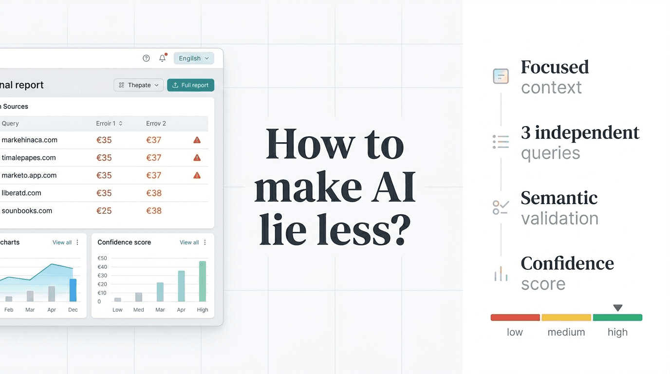 How to Make AI Lie Less About Numbers