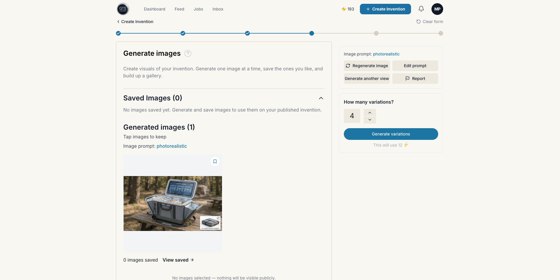 Invention Image Generation