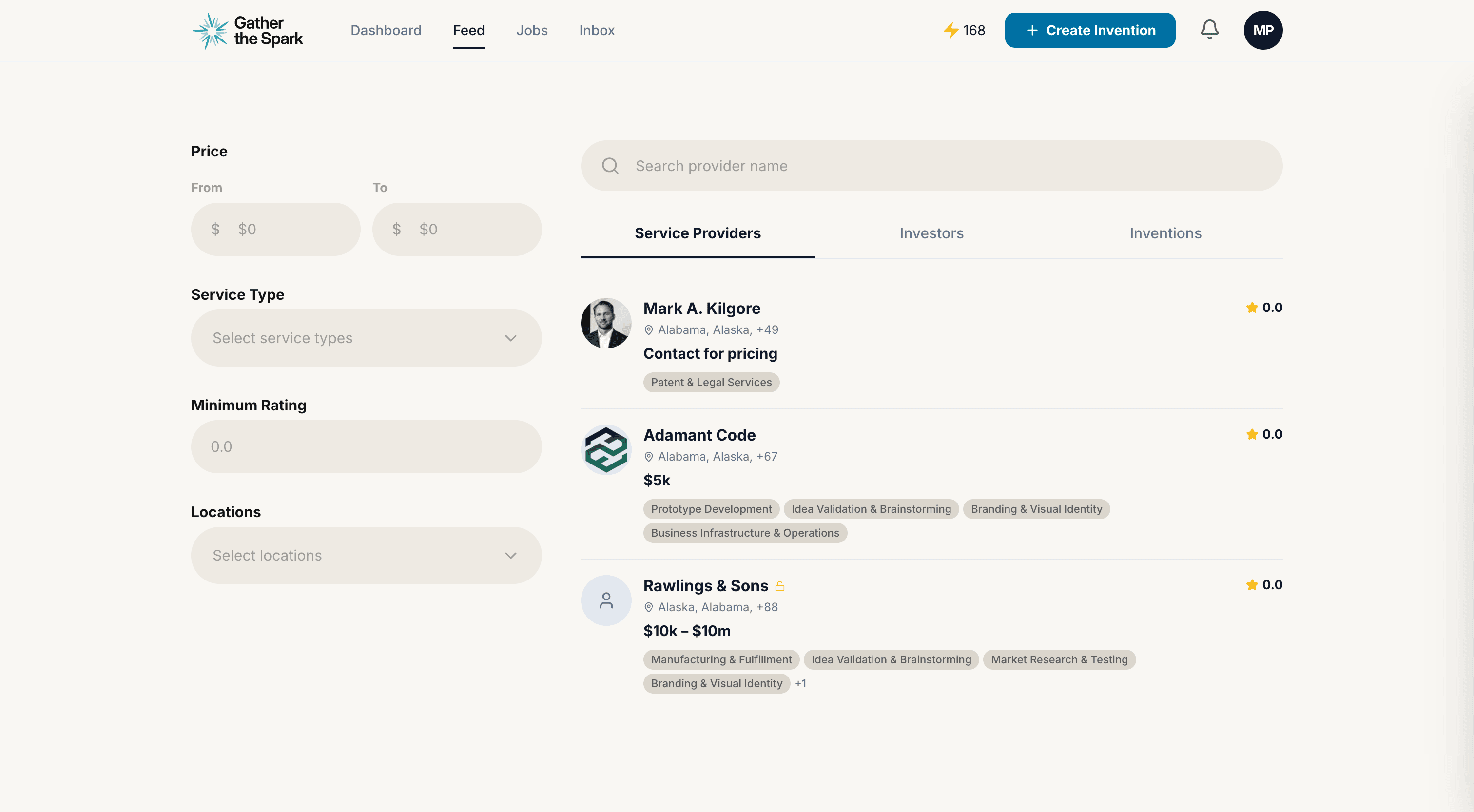 GTS Innovative marketplace product workflow